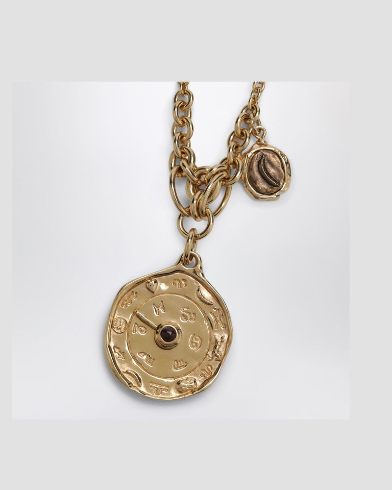Chloé Gold Zodiac Pendant Necklace Glam Steals