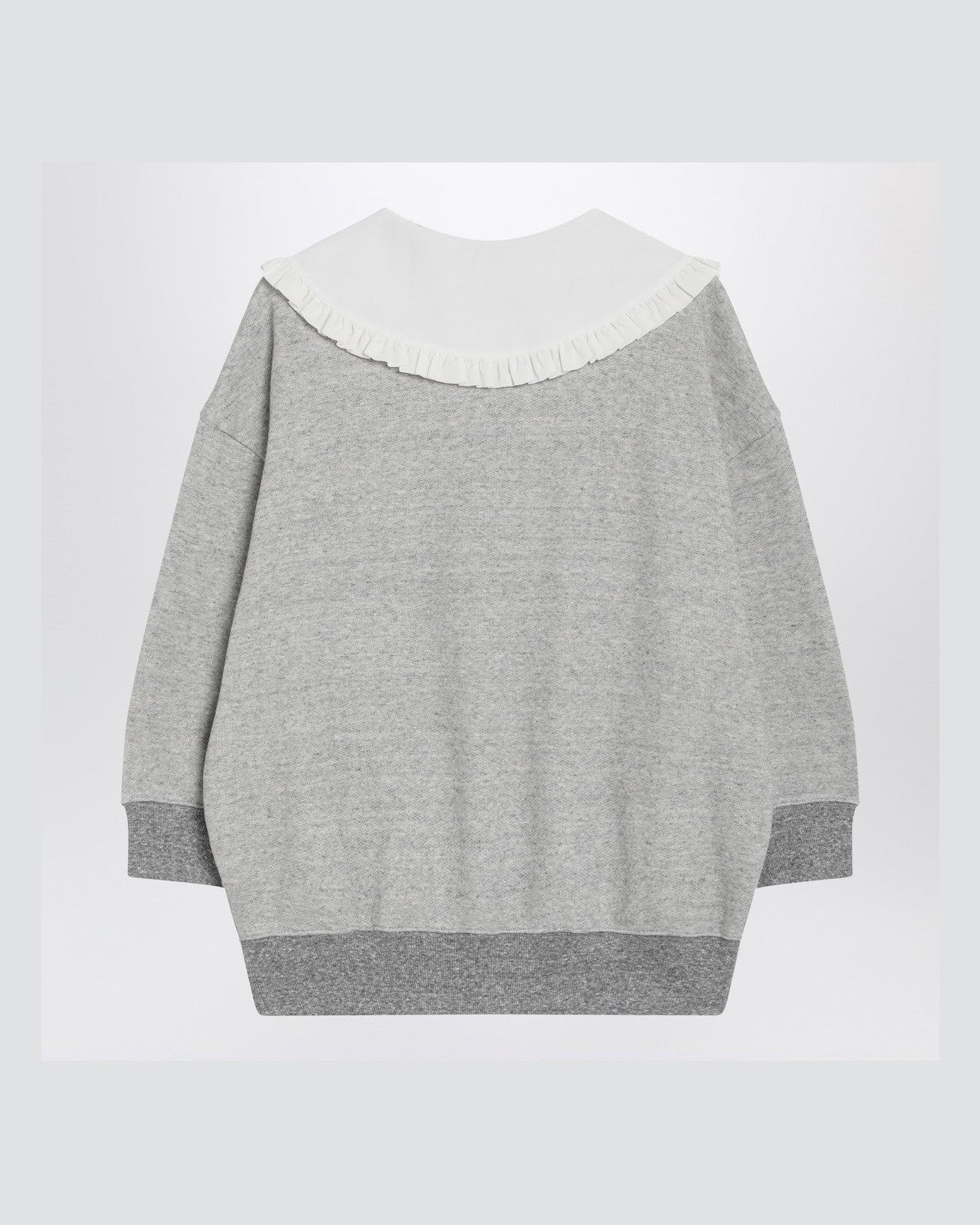 Chloé Gray Marl Fleece Sweat-shirt Glam Steals