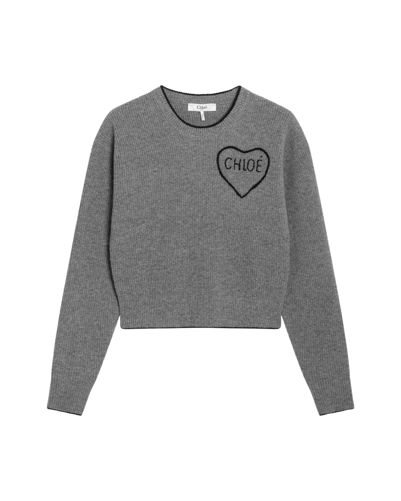 Chloé Gray Wool Cashmere Sweater Glam Steals