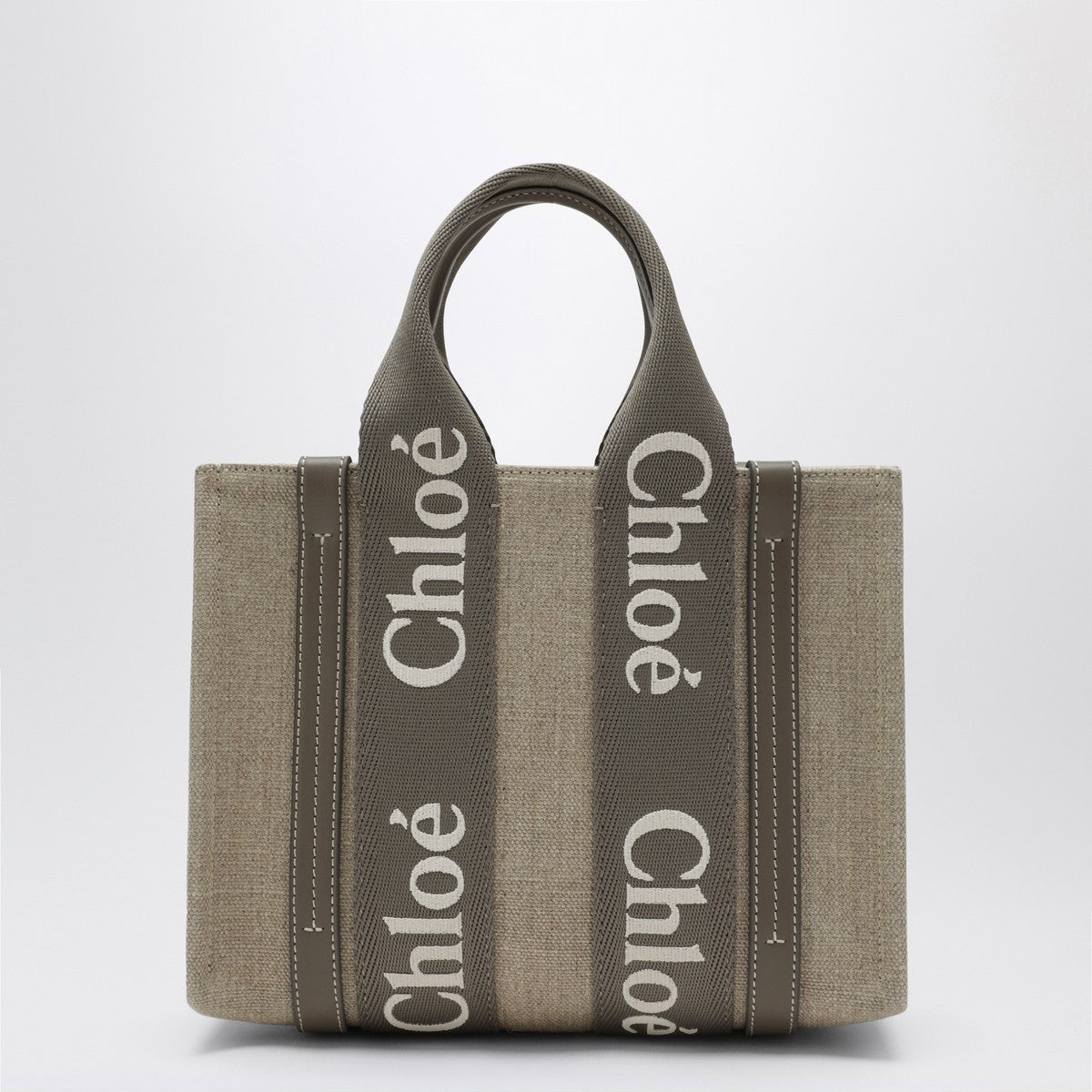 Chloé Grey Canvas Woody Bag Glam Steals