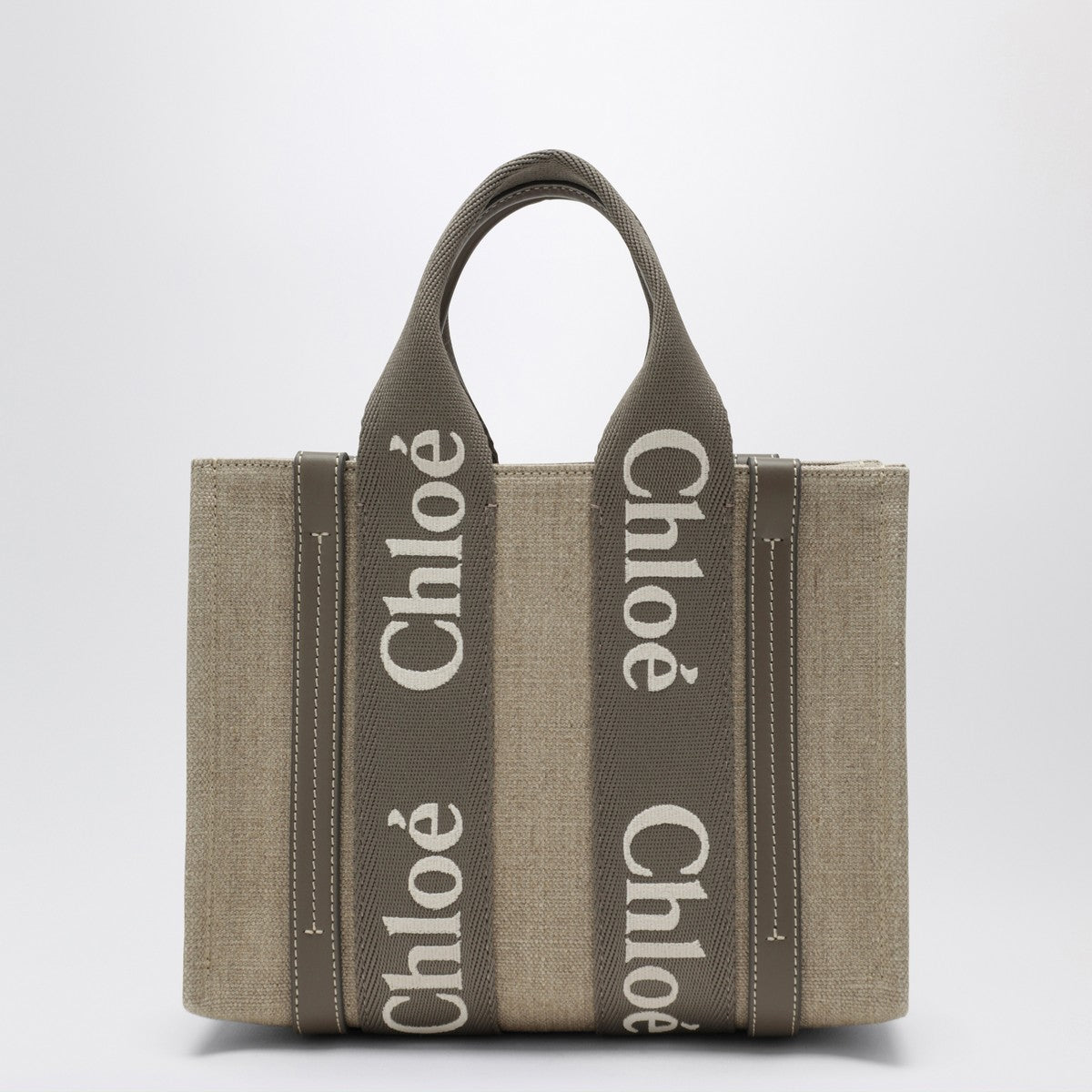 Chloé Grey Canvas Woody Bag Glam Steals