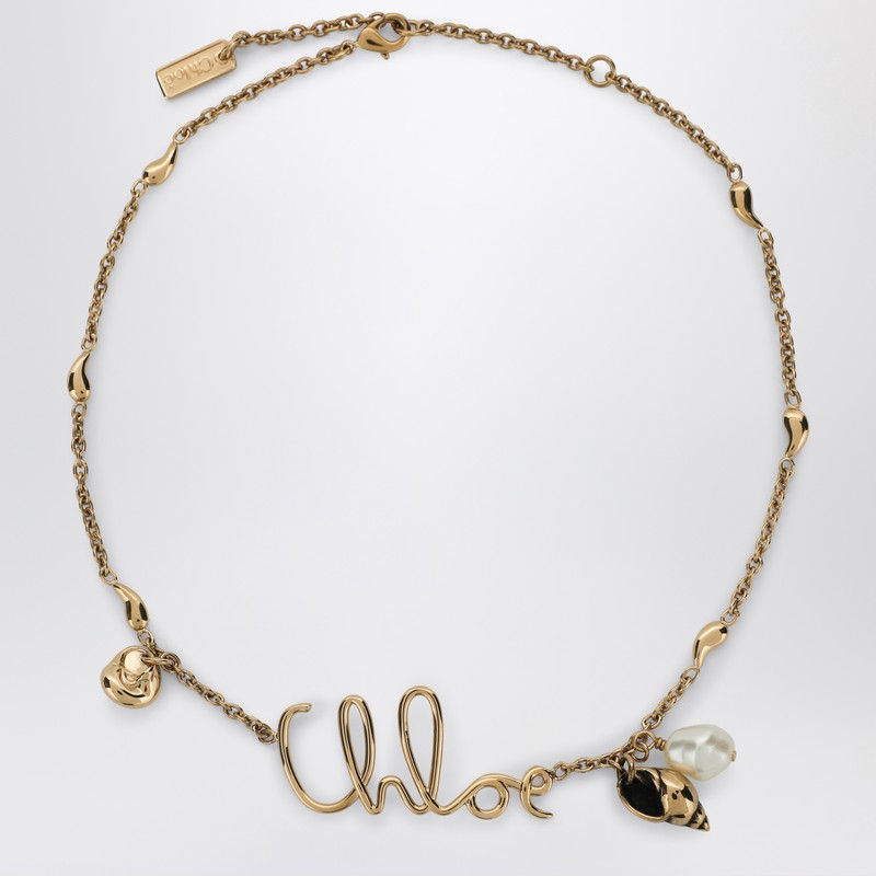 Chloé Iconic Necklace with Shells Charms Glam Steals