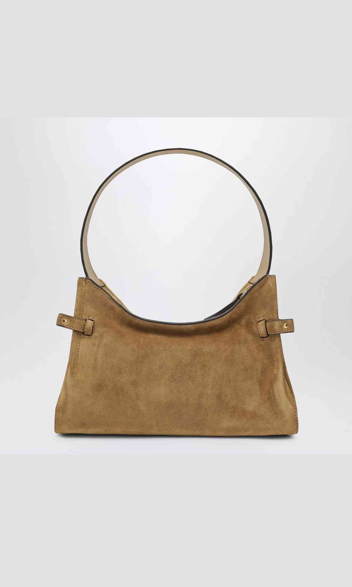 Chloé Khaki Suede Leather Charms Hobo Bag Glam Steals