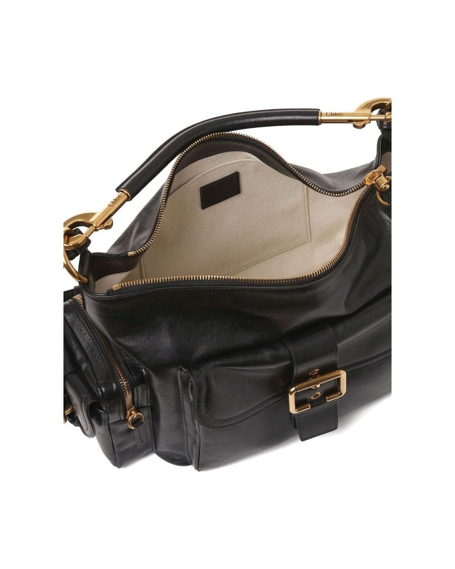 Chloé Leather Camera Bag in Shiny Glam Steals