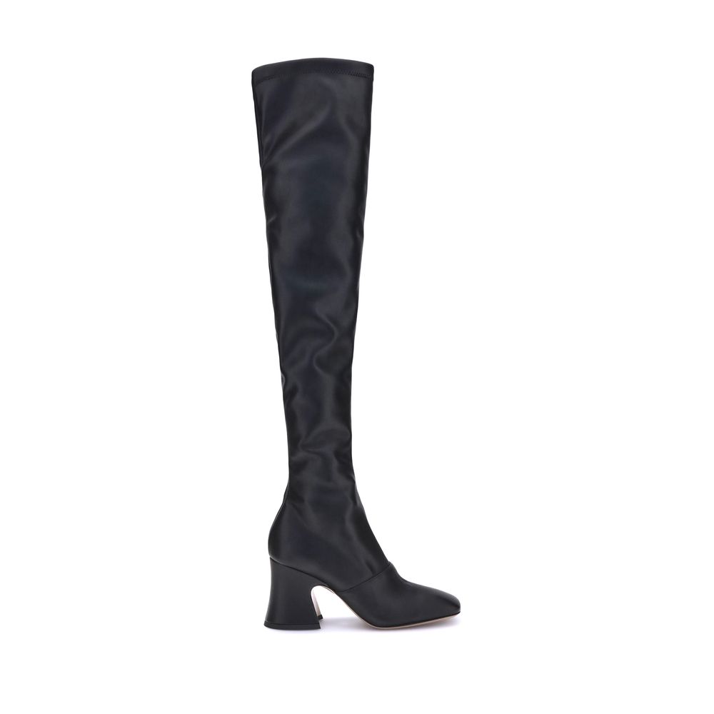 Chloé Leather High Boots Glam Steals