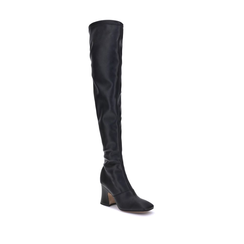 Chloé Leather High Boots Glam Steals