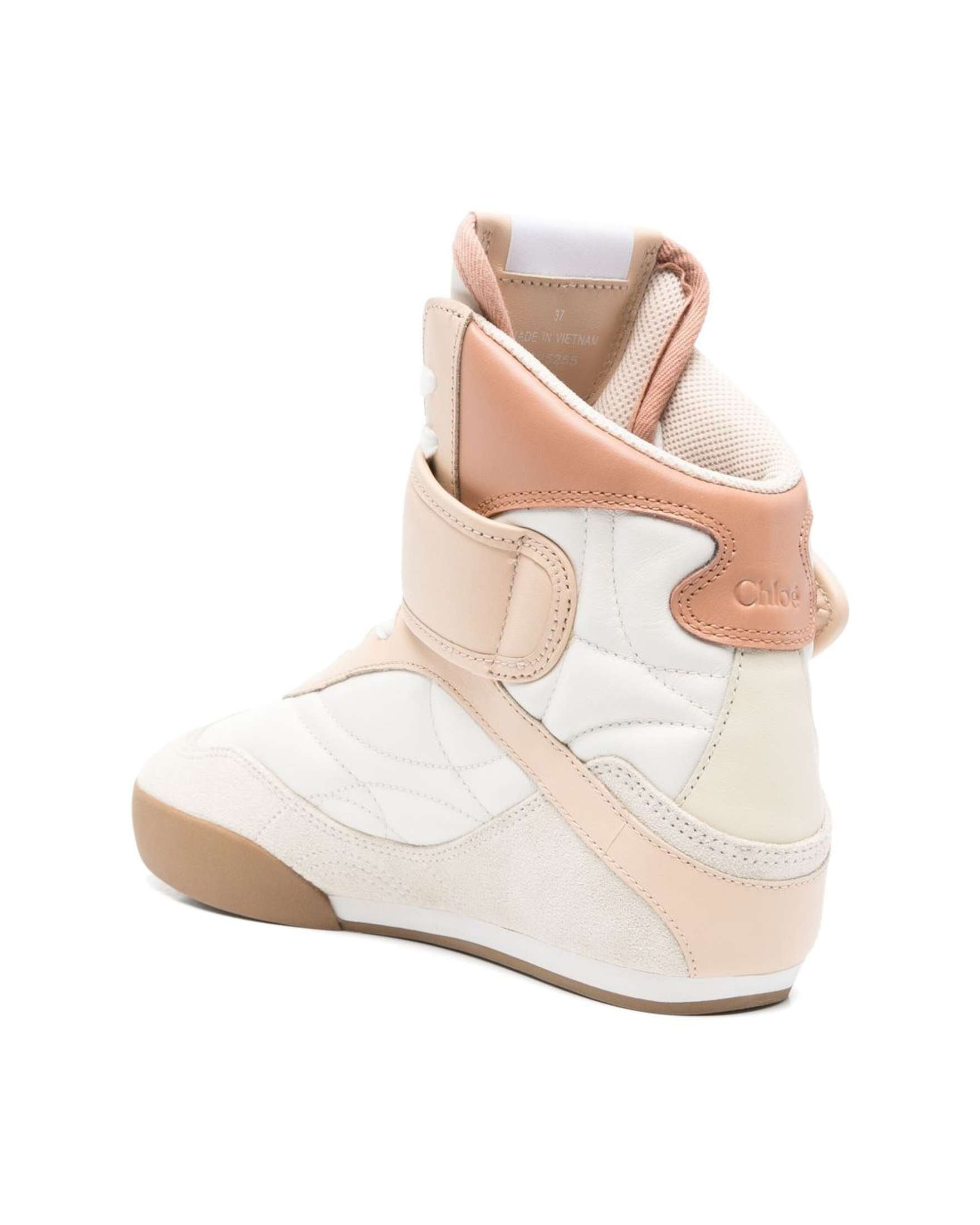 Chloé Leather Kick Sneakers Glam Steals