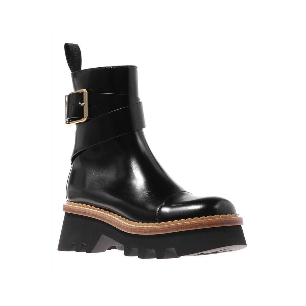 Chloé Leather Owena Boots Glam Steals