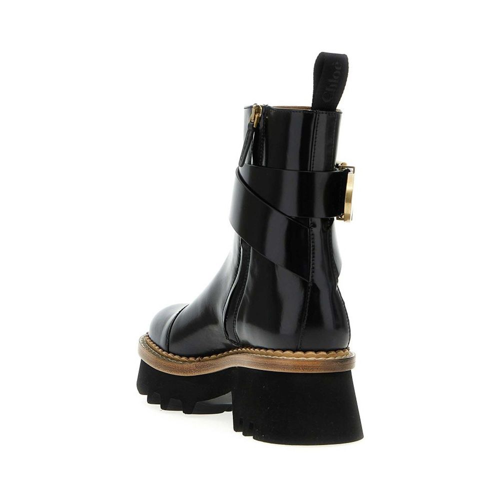 Chloé Leather Owena Boots Glam Steals