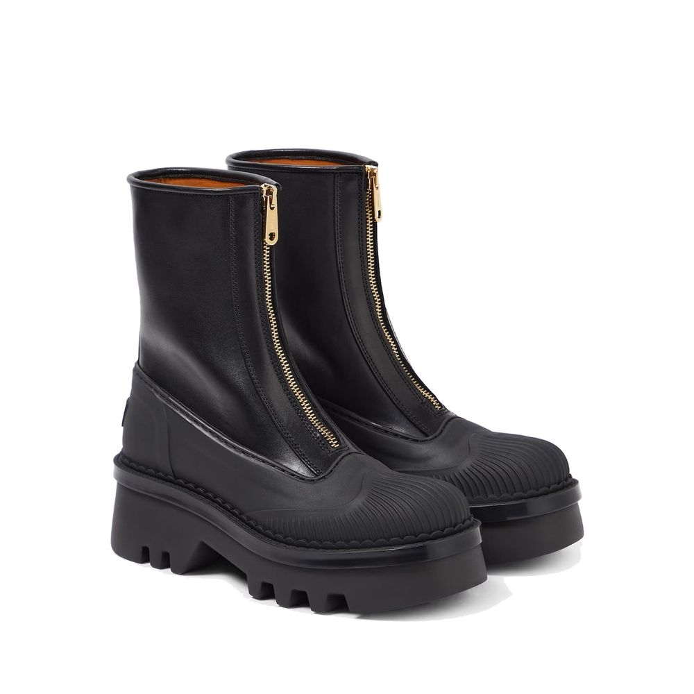 Chloé Leather Raina Boots Glam Steals