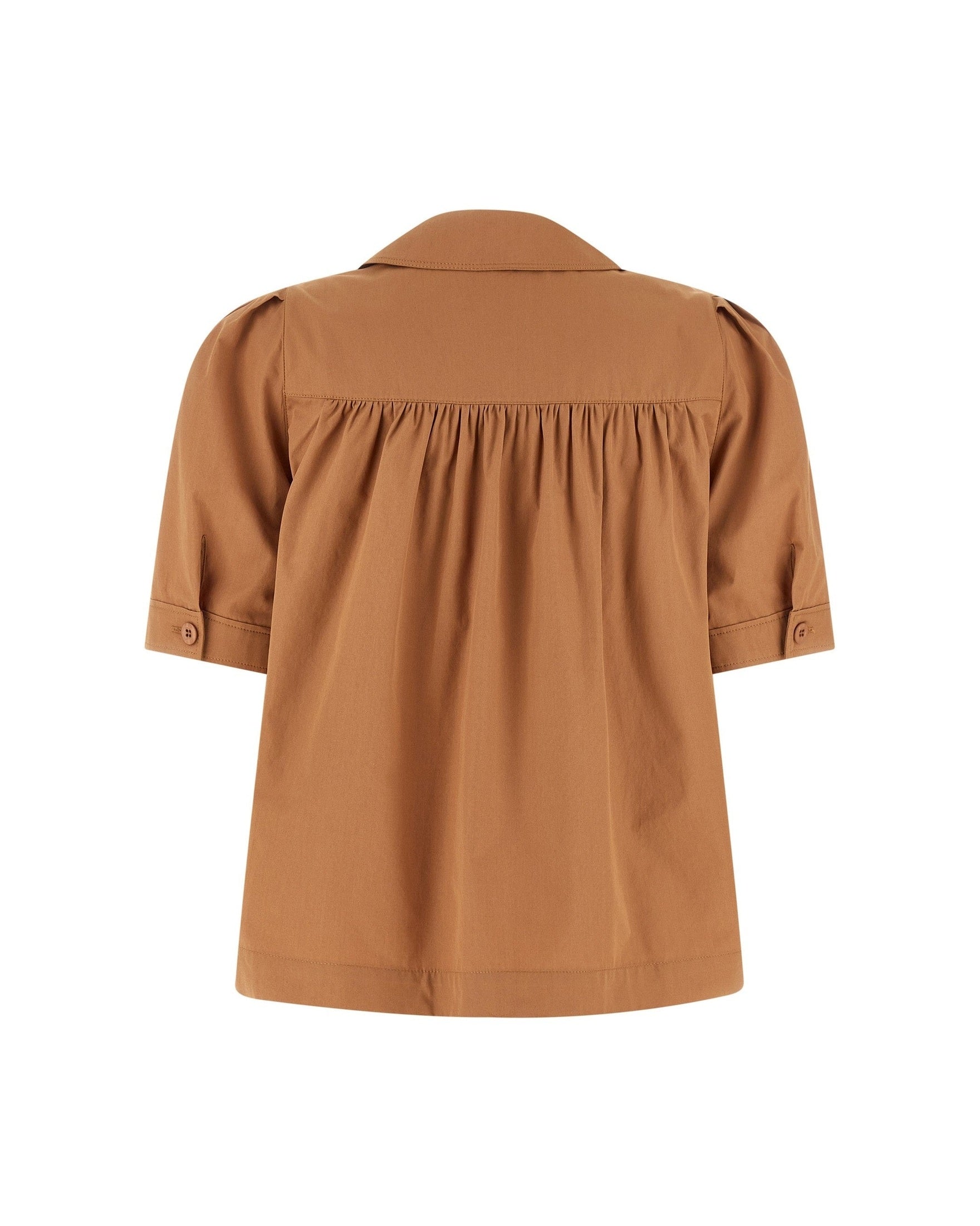 Chloé Logo Embroidery Shirt Glam Steals