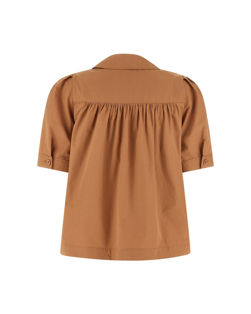 Chloé Logo Embroidery Shirt Glam Steals