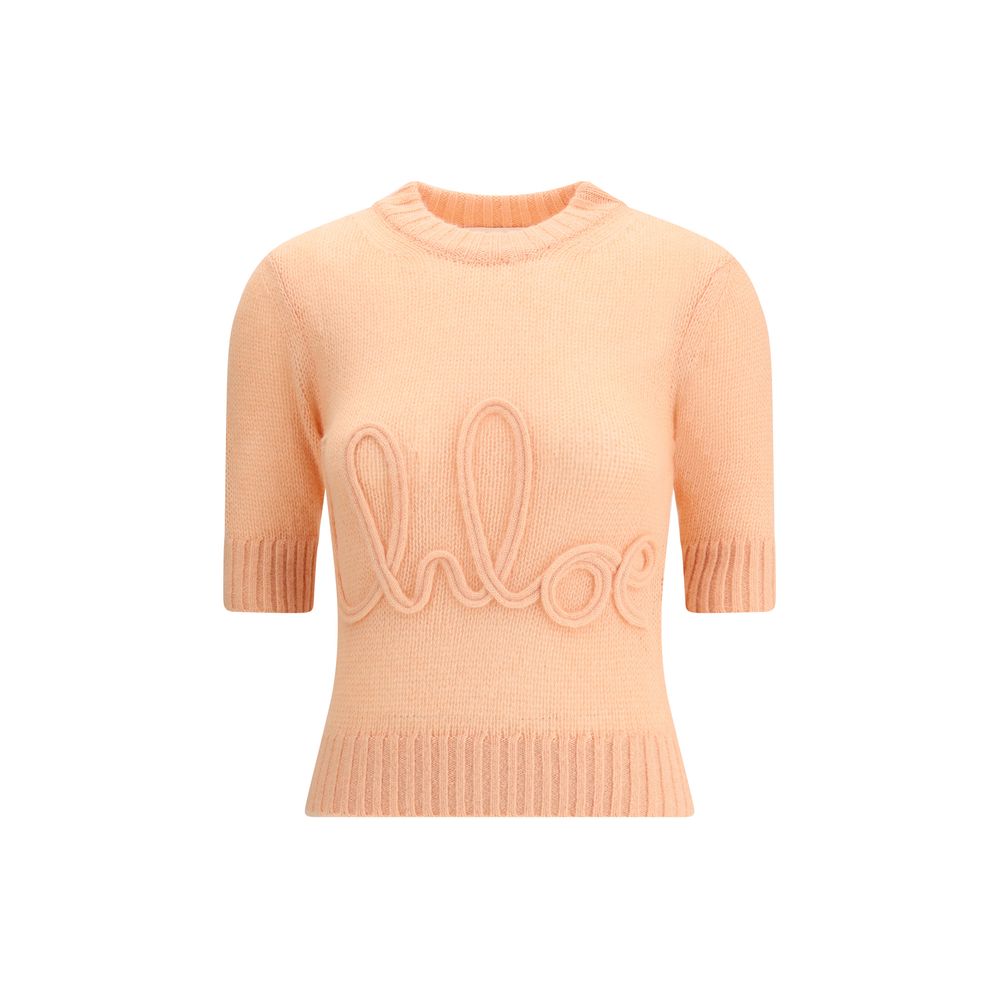 Chloé Logo Wool Sweater Glam Steals