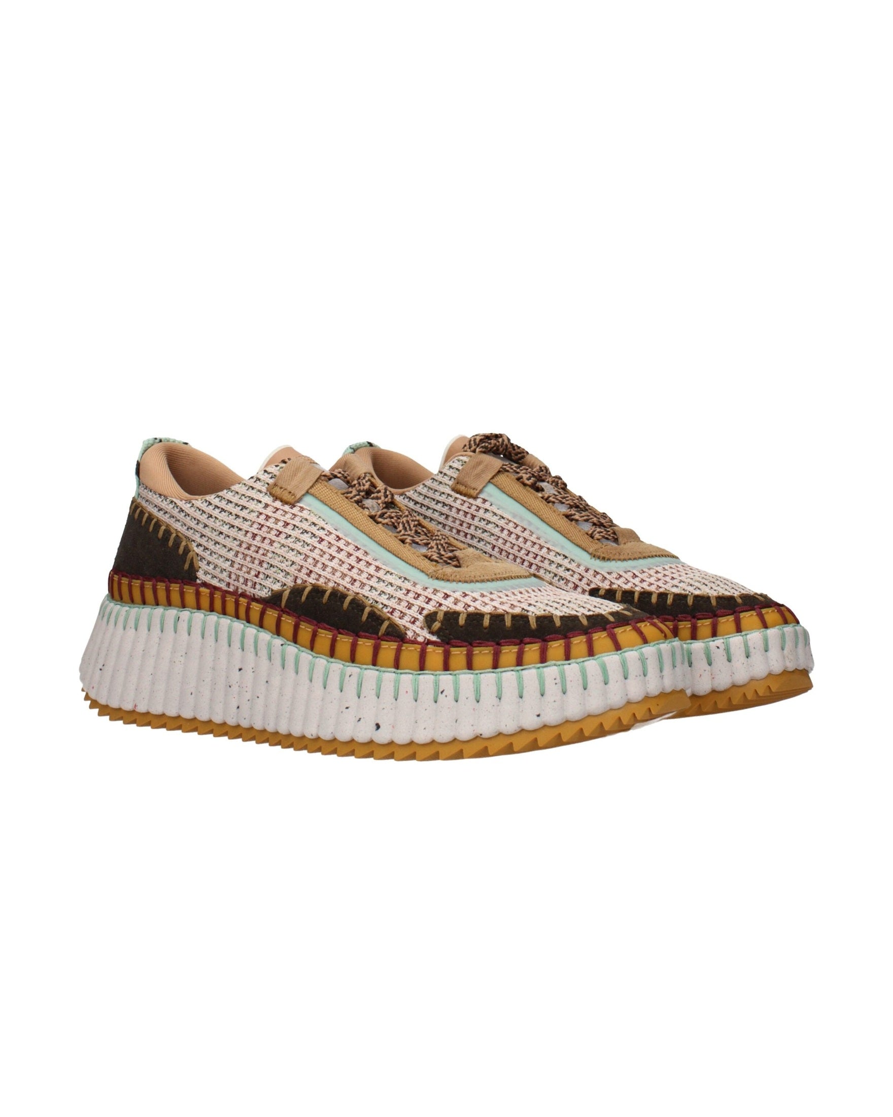 Chloé Multicolor Chunky Sneakers Glam Steals