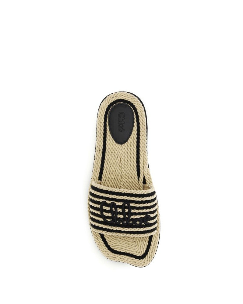 Chloé Multicolor Raffia Sandals Glam Steals
