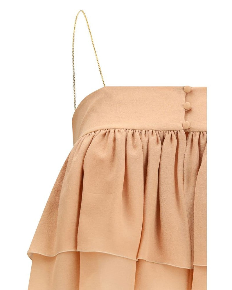 Chloé Multicolor Silk Top Glam Steals