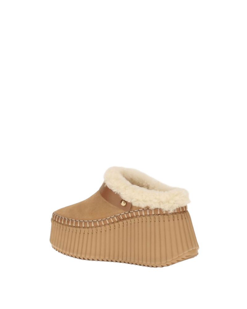 Chloé Nama Wedge Mules Glam Steals