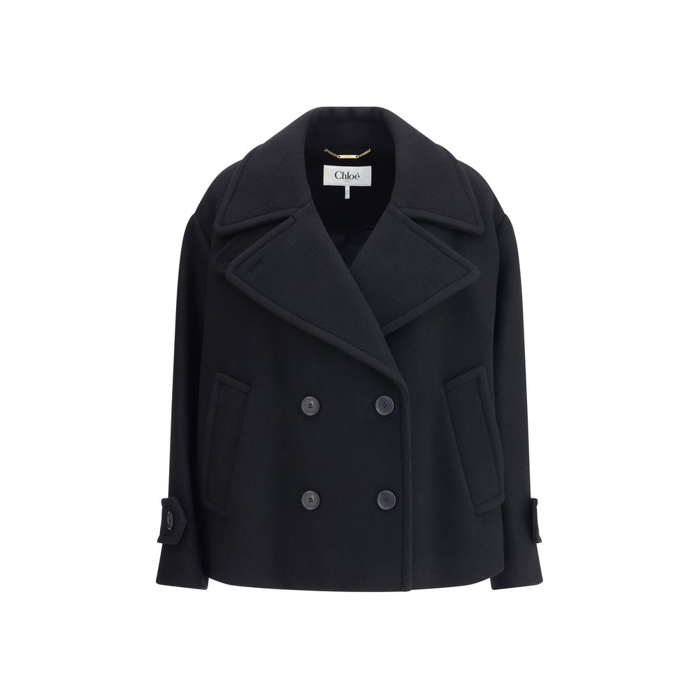 Chloé Oversize Short Coat Glam Steals