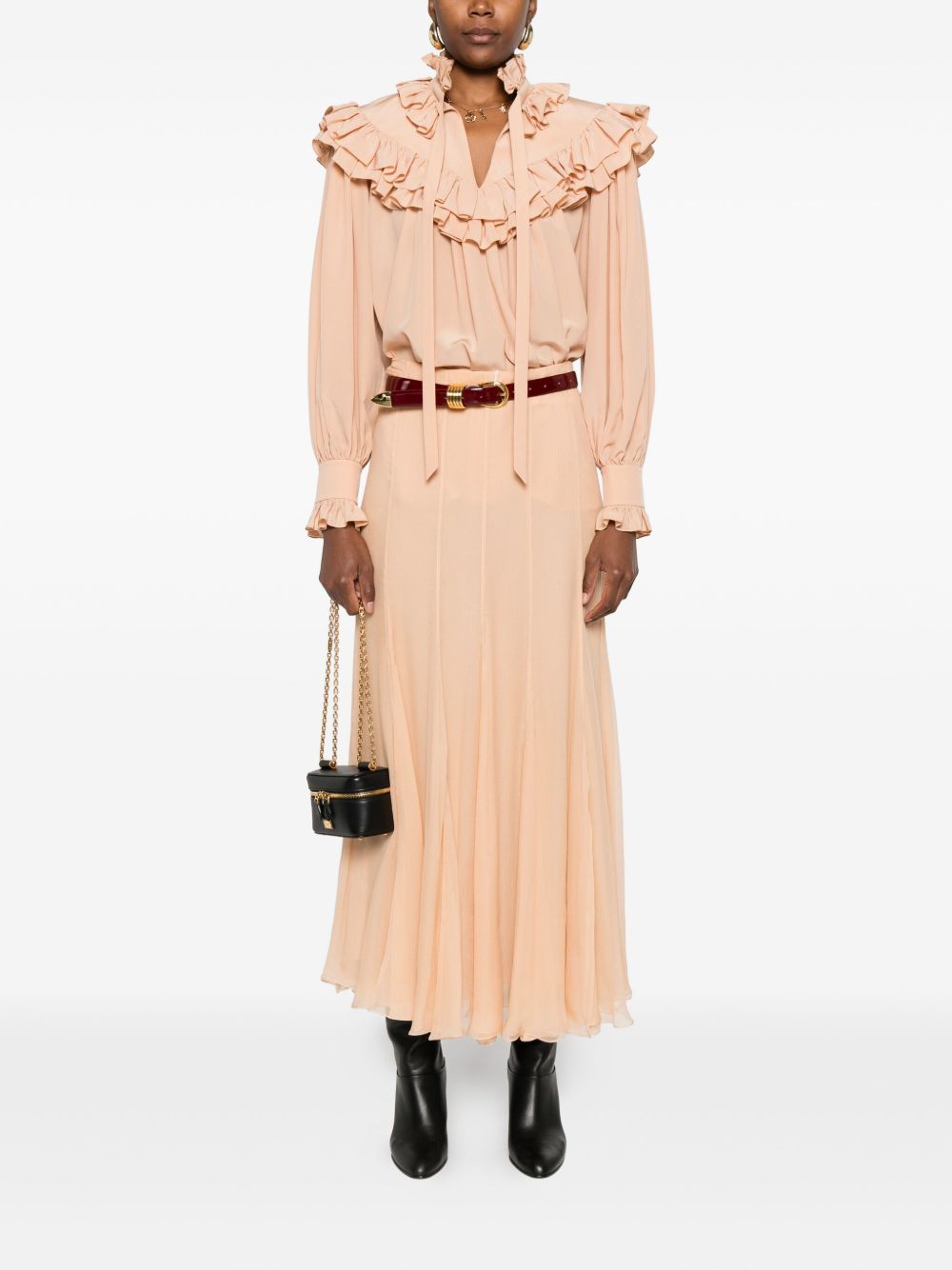 Chloé Pink Skirt Glam Steals