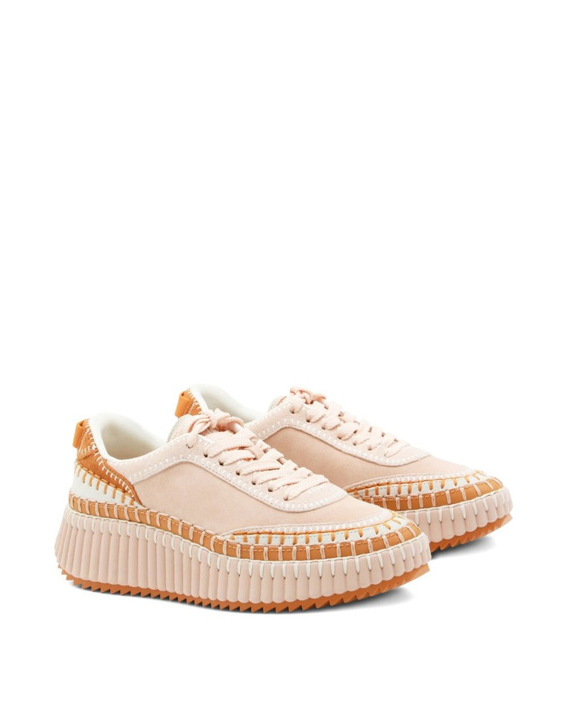 Chloé Pink Sneakers Glam Steals