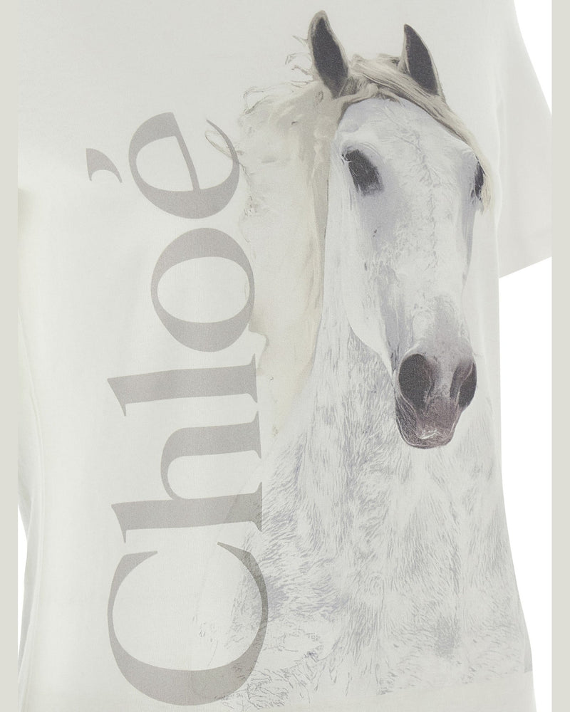 Chloé Printed T-shirt Glam Steals
