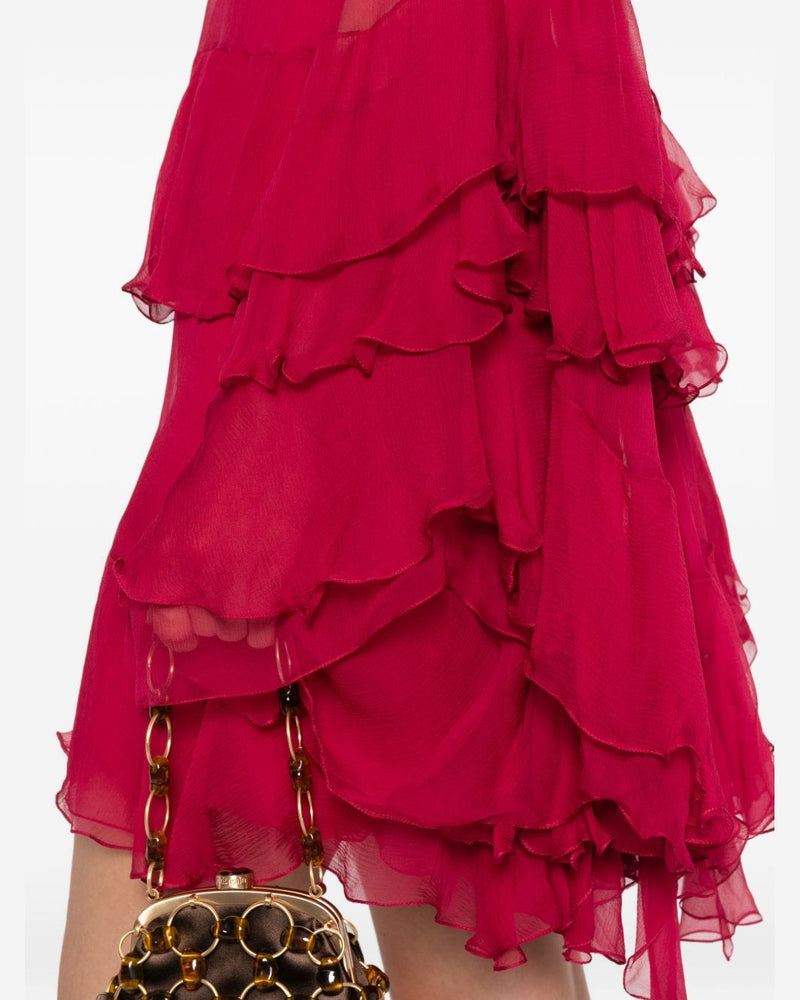 Chloé Red Dress Glam Steals
