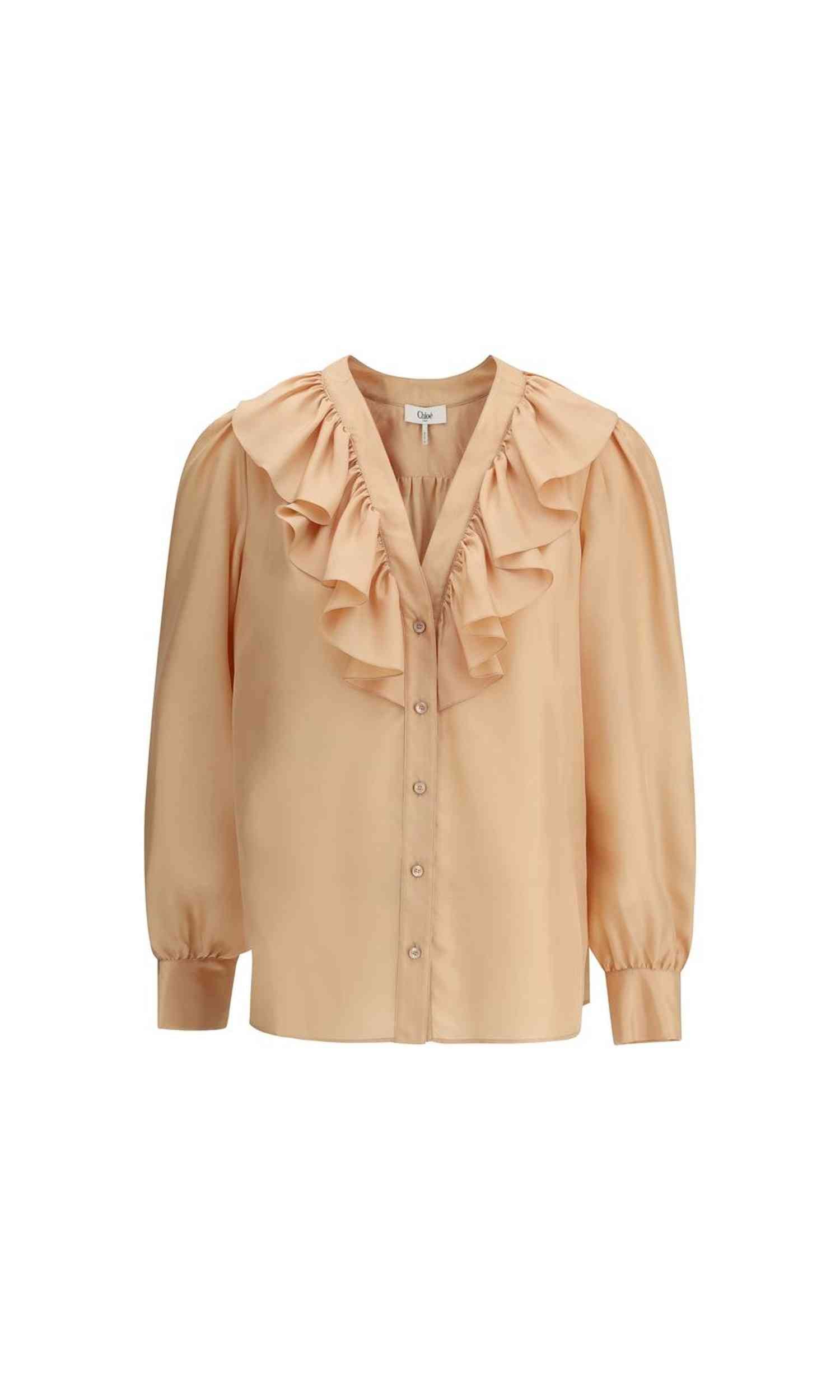 Chloé Ruffle Shirt Glam Steals