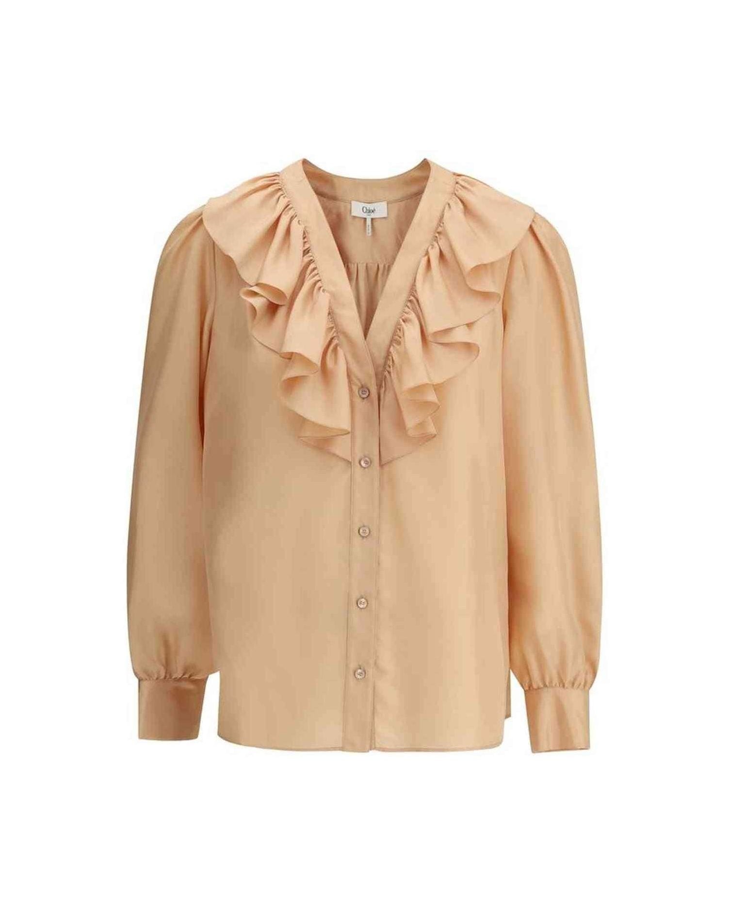 Chloé Ruffle Shirt Glam Steals