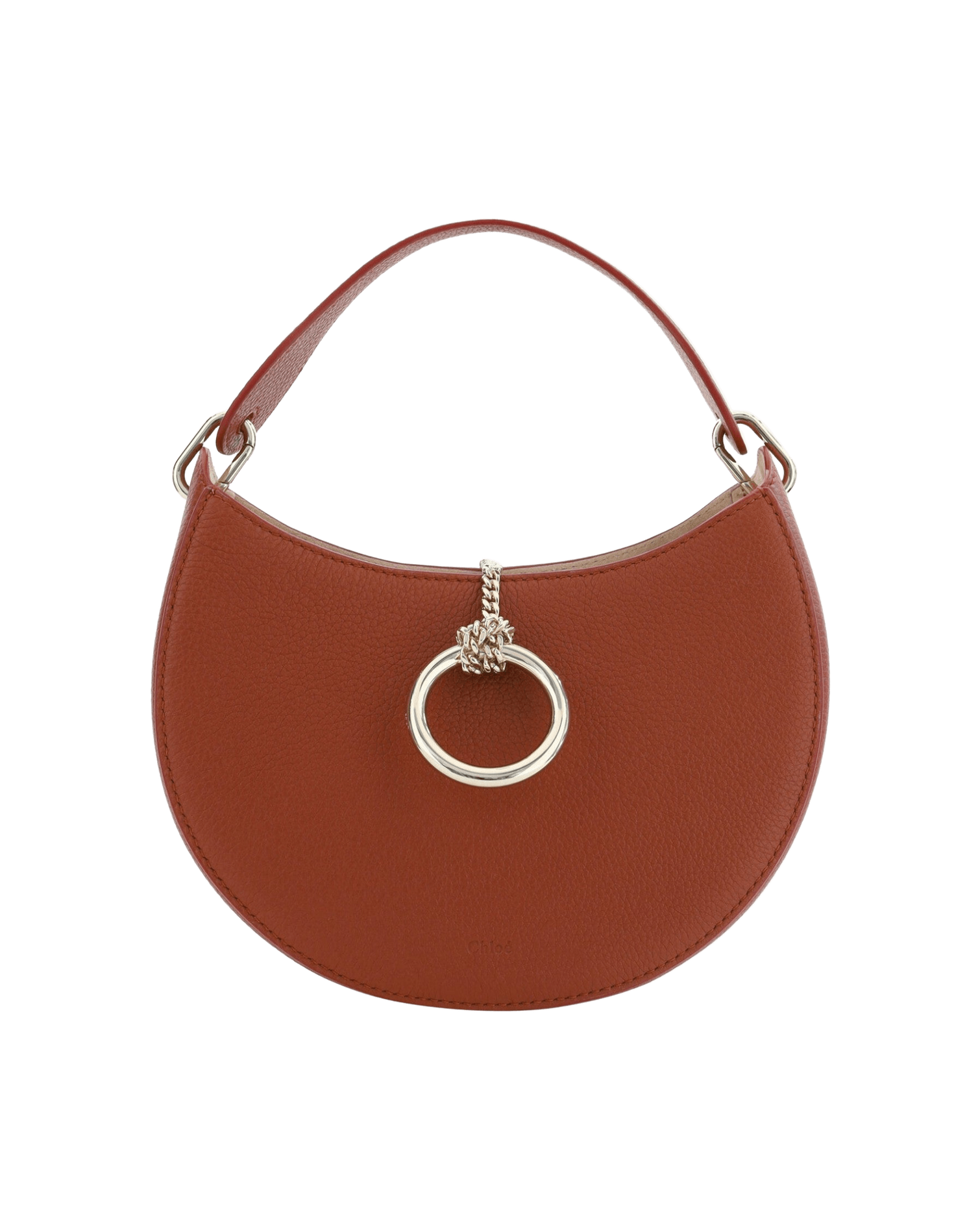 Chloé Sepia Small ArlèNe Leather Shoulder Brown Bag Glam Steals