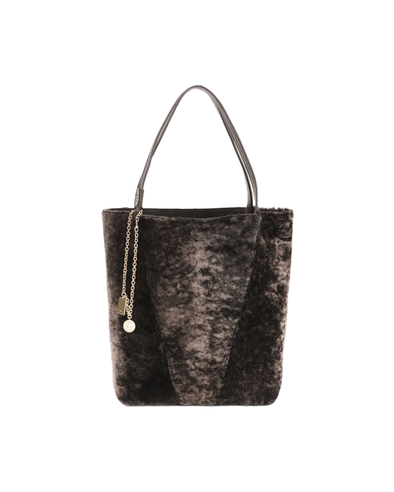 Chloé Shearling Spin Tote Bag Glam Steals