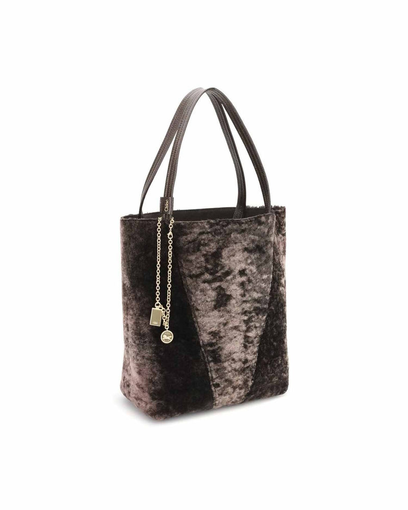 Chloé Shearling Spin Tote Bag Glam Steals