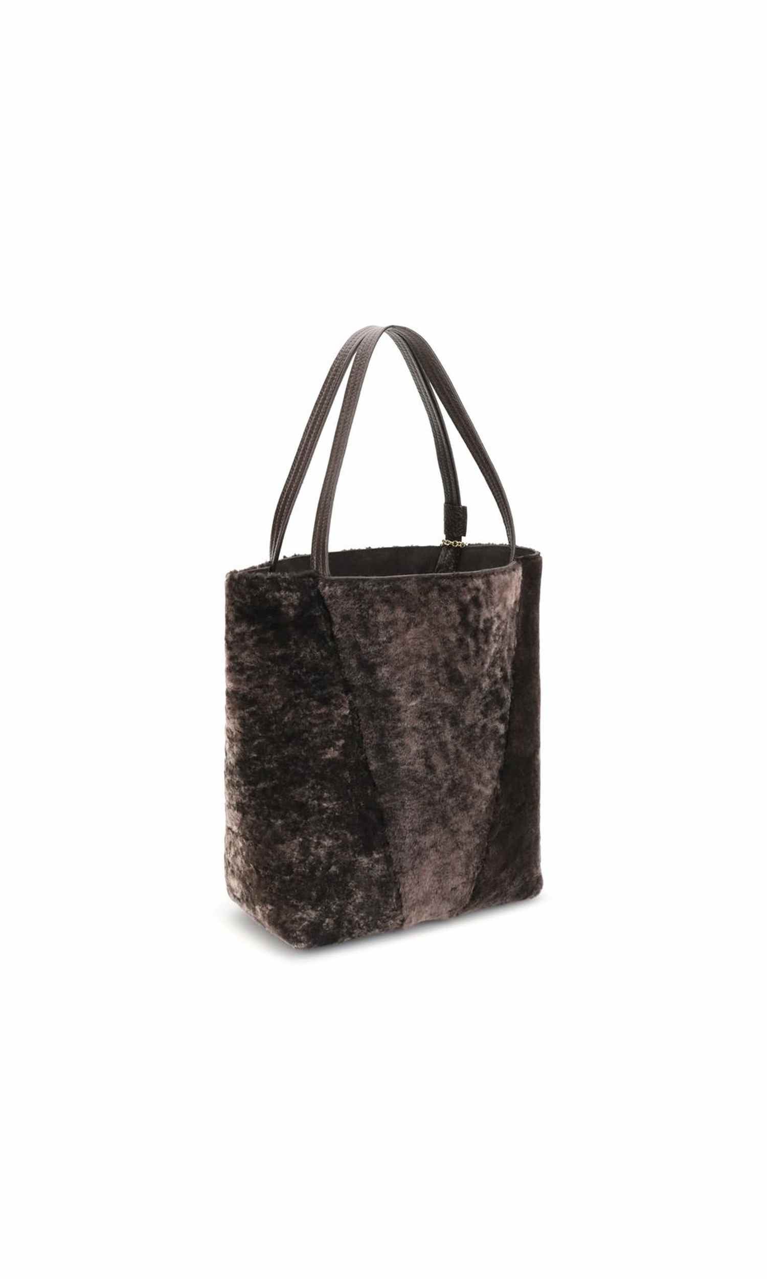 Chloé Shearling Spin Tote Bag Glam Steals