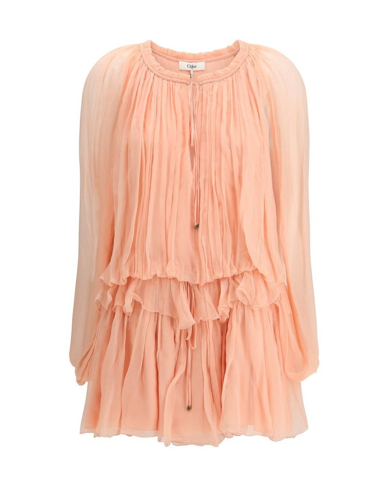 Chloé Silk Casual Dress Dresses