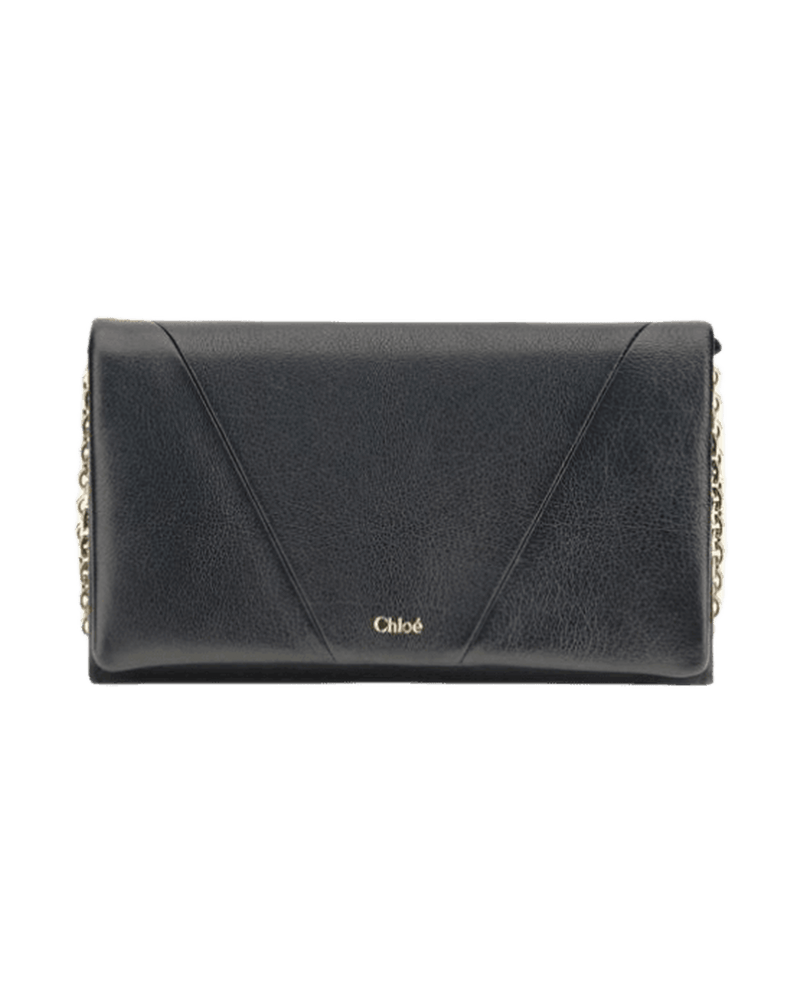 Chloé Spin Wallet With Flap And Chain Glam Steals