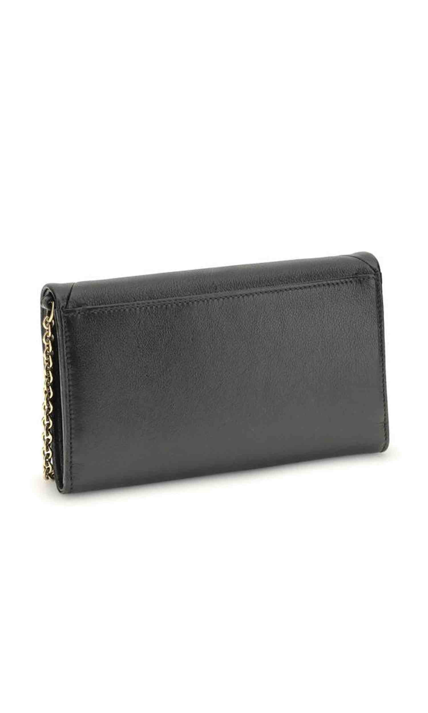 Chloé Spin Wallet with Flap and Chain Glam Steals