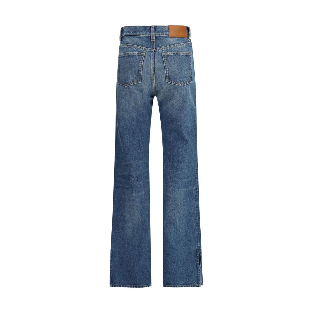 Chloé Straight-Leg Denim Jeans Glam Steals