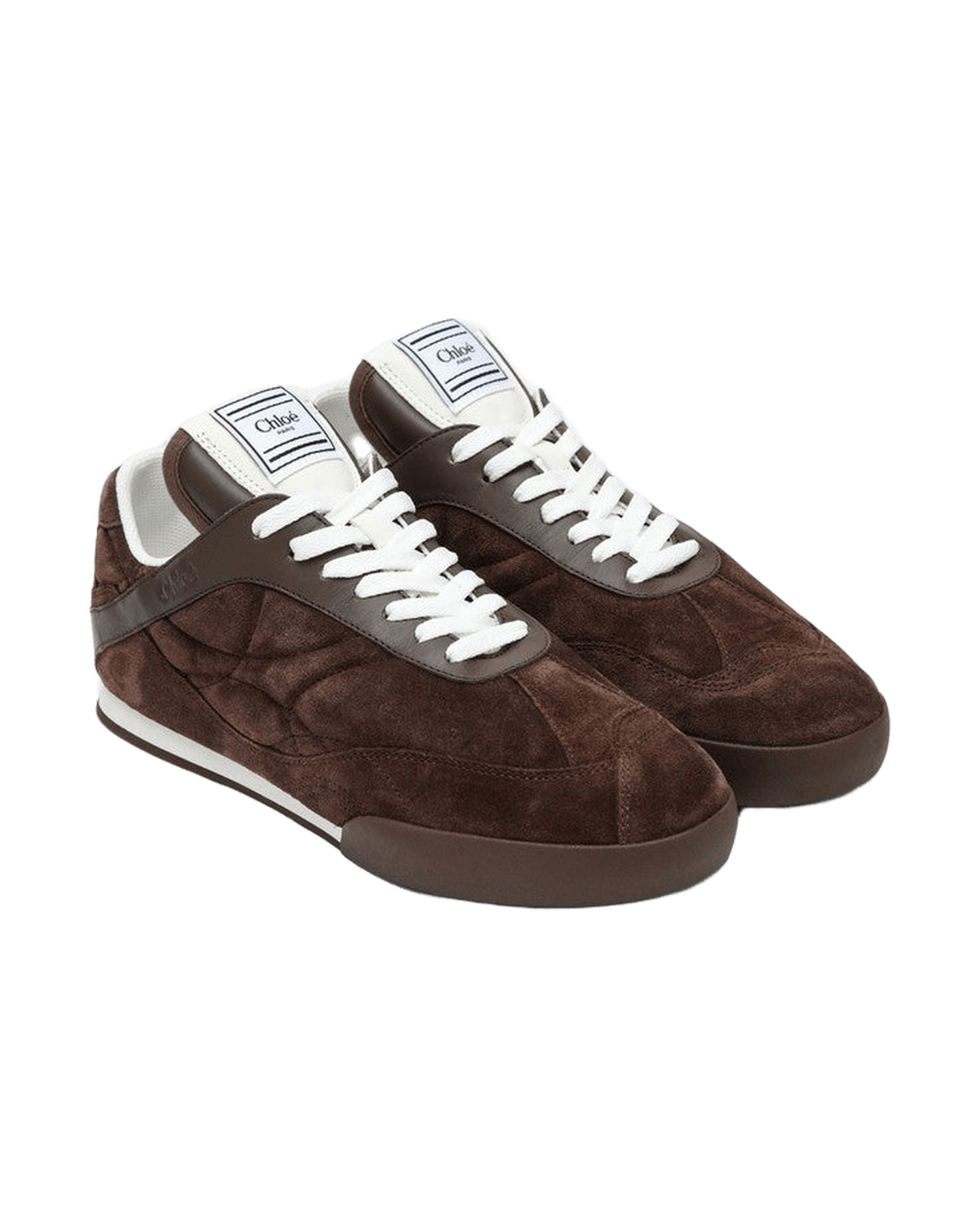 Chloé Suede Kick Chocolate Sneakers Glam Steals