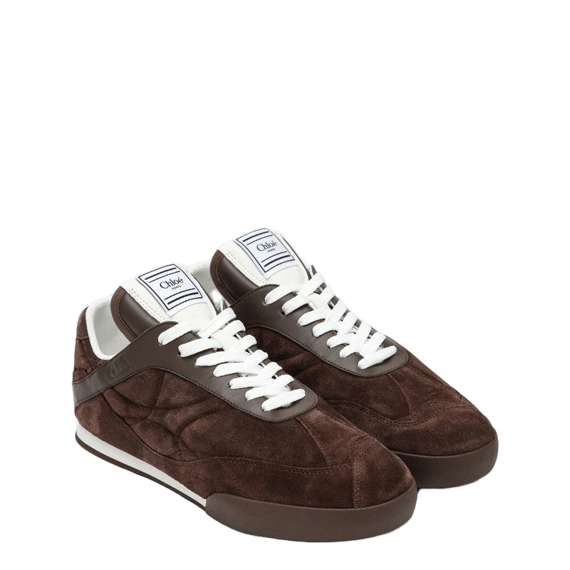 Chloé Suede Kick Chocolate Sneakers Glam Steals