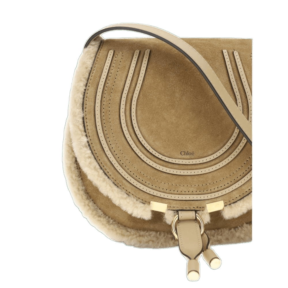 Chloé Suede Small Saddle Marcie Shoulder Bag Glam Steals