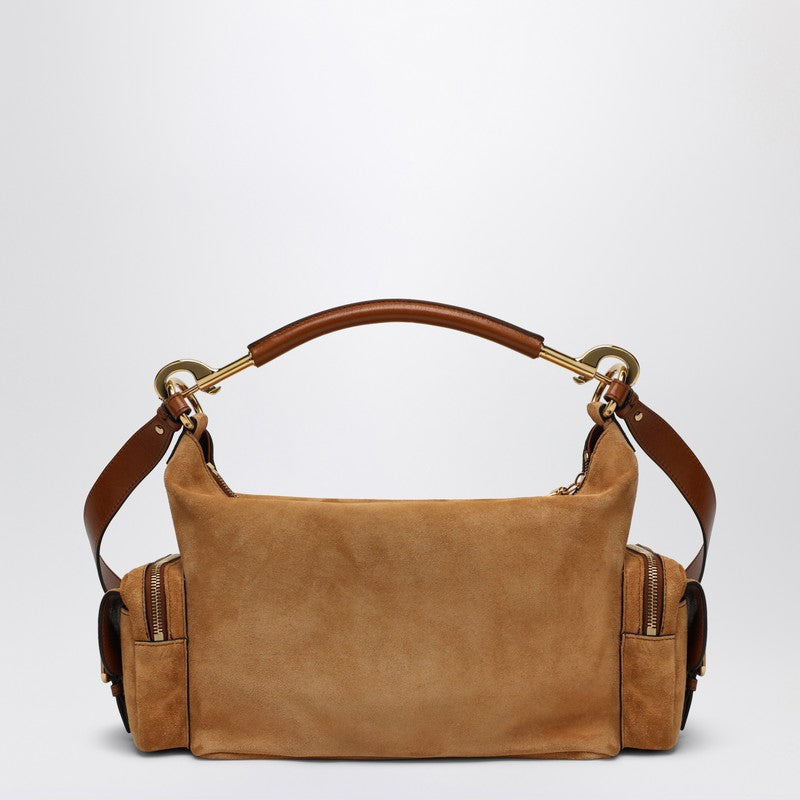 Chloé Suede Tan Coloured Leather Camera Bag Glam Steals