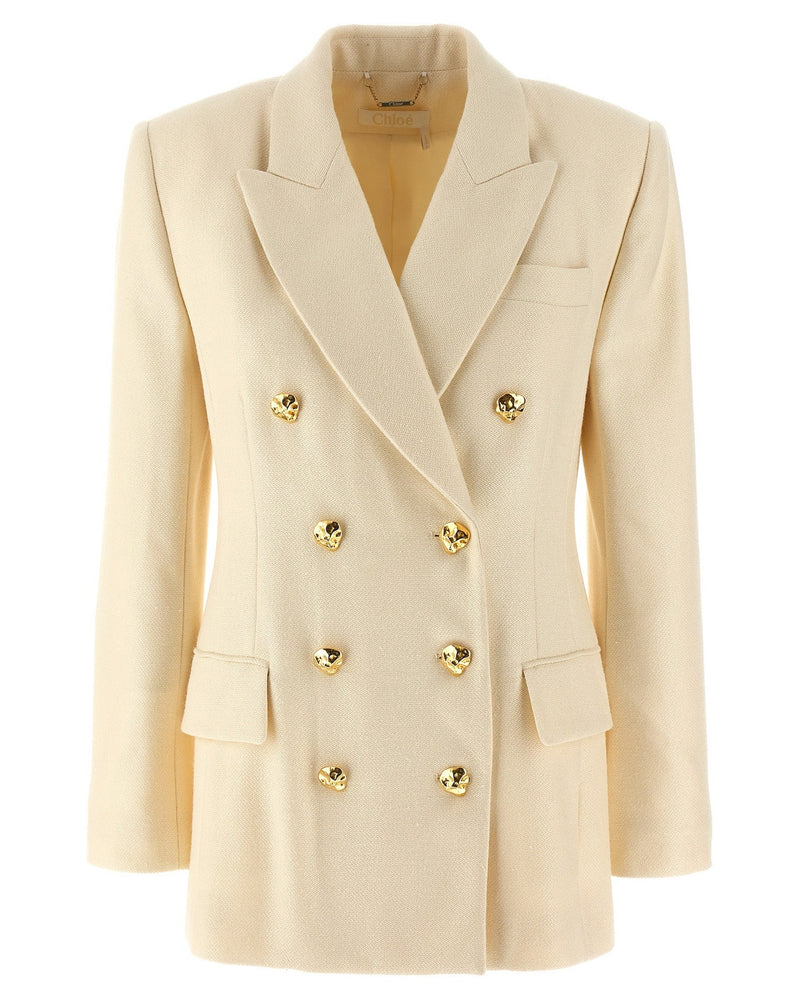 Chloé Tailored Double Breasted Blazer Glam Steals