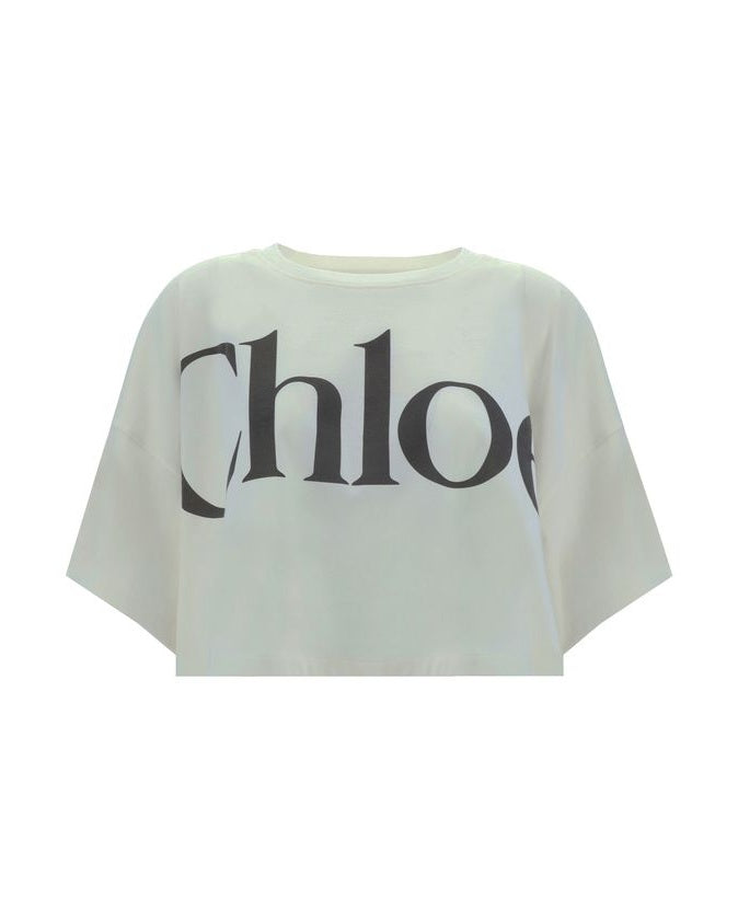 Chloé White Cotton T-shirt Glam Steals