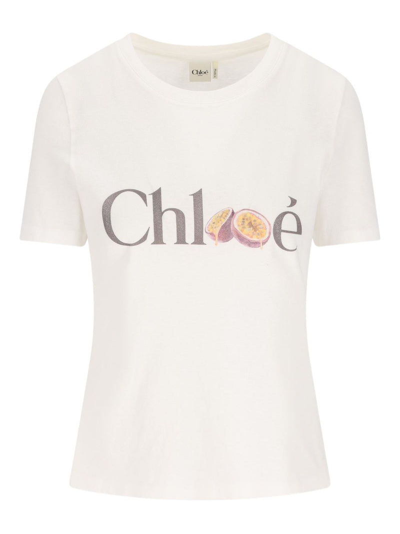 Chloé White Polo T-shirt Glam Steals