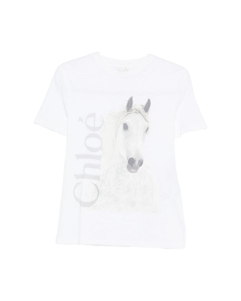 Chloé White Polo T-shirt Glam Steals
