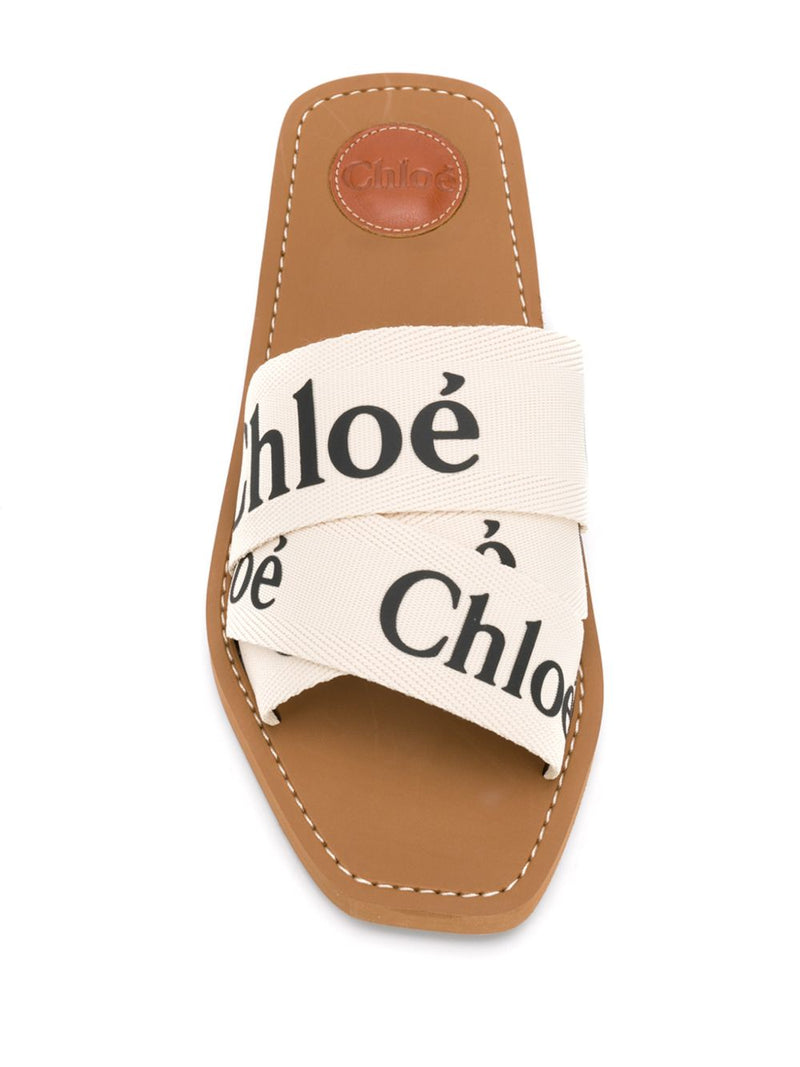 Chloé White Sandals Glam Steals