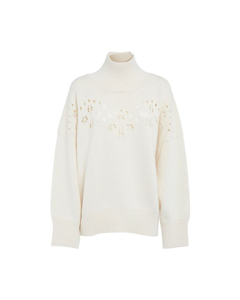 Chloé White Wool Sweatshirt Glam Steals