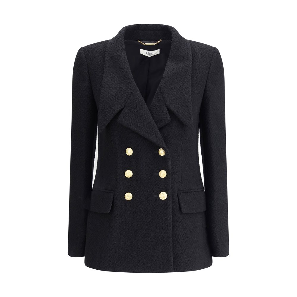 Chloé Wool Bouclè Blazer Glam Steals