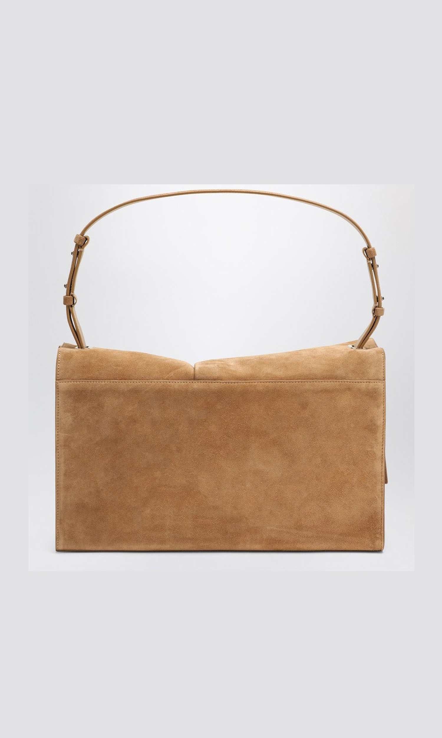 Christian Louboutin Beige Suede Baggy Small Shoulder Bag in Glam Steals
