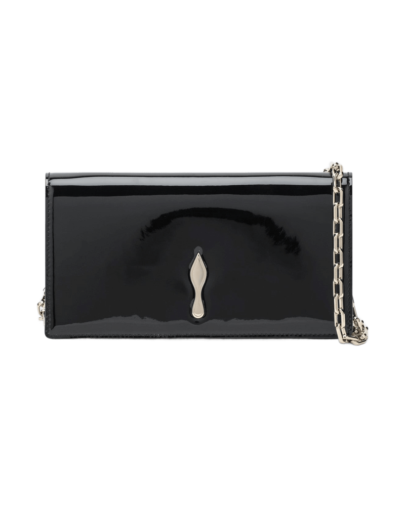 Christian Louboutin Black Bettina Patent Clutch Glam Steals