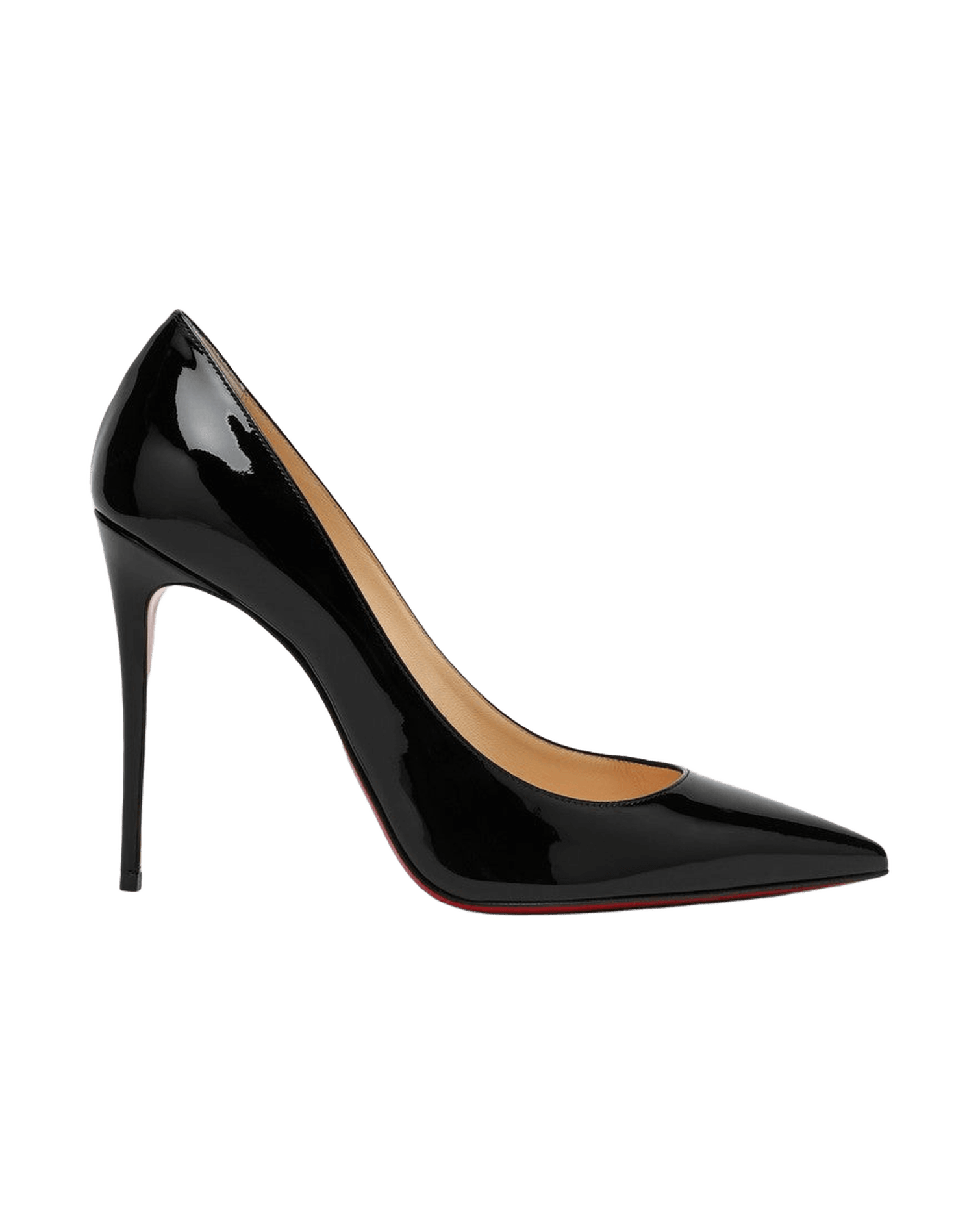 Christian Louboutin Black Leather Patent DéCollette Glam Steals